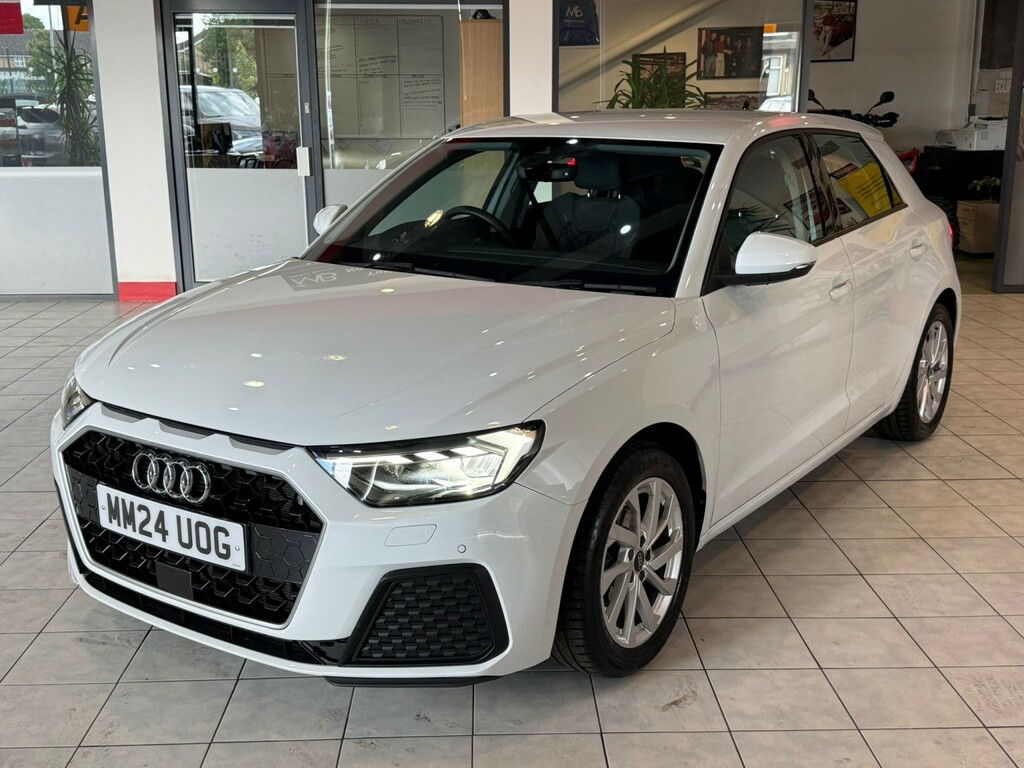 Audi A1 Hatchback 1.0 Tfsi 25 Sport 202424 MM24UOG White #4