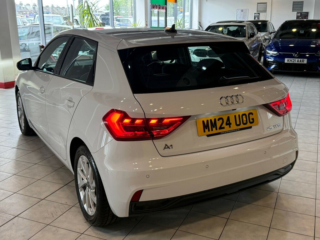 Audi A1 Hatchback 1.0 Tfsi 25 Sport 202424 MM24UOG White #6