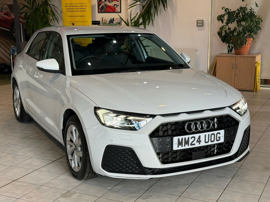 Audi A1 Hatchback 1.0 Tfsi 25 Sport 202424 MM24UOG White #2