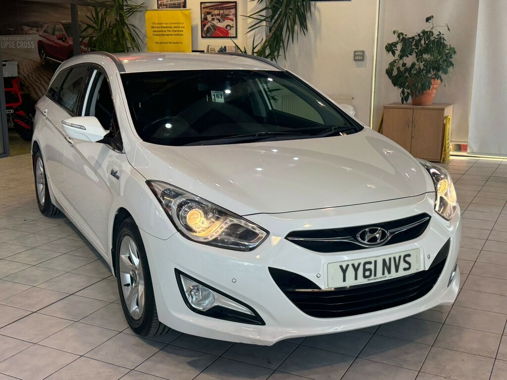 Hyundai I40 Estate 1.7 Crdi Blue Drive Style 201161 White #2