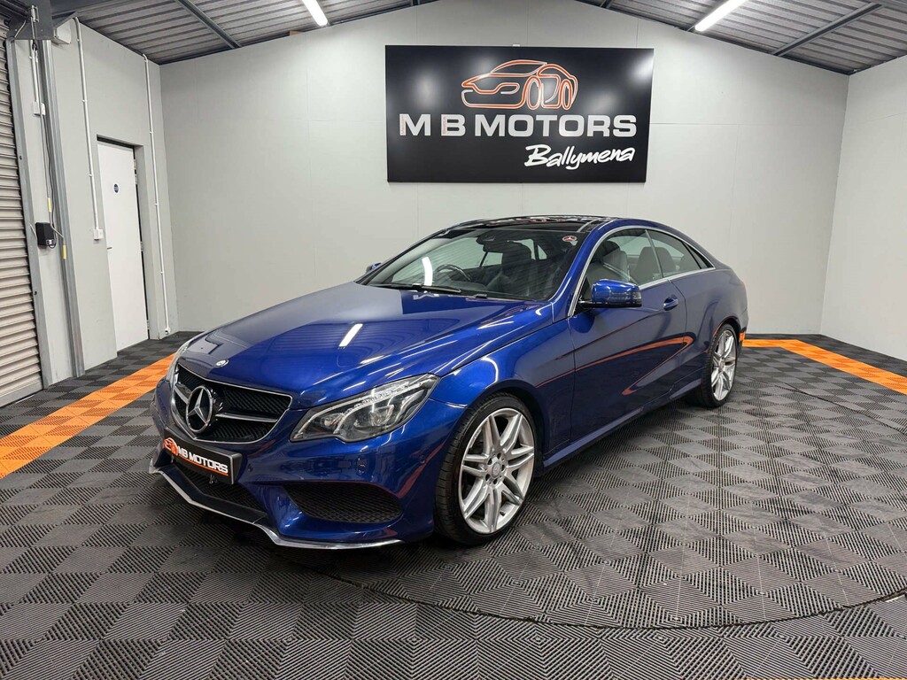 Mercedes-Benz E Class Amg Line Edition D KU66WMP Blue #3