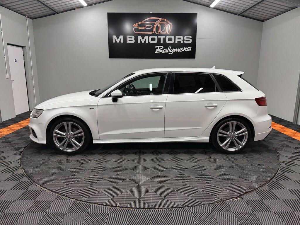 Audi A3 Sportback S Line Tfsi EG17ERJ White #4