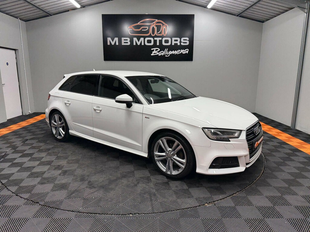 Audi A3 Sportback S Line Tfsi White