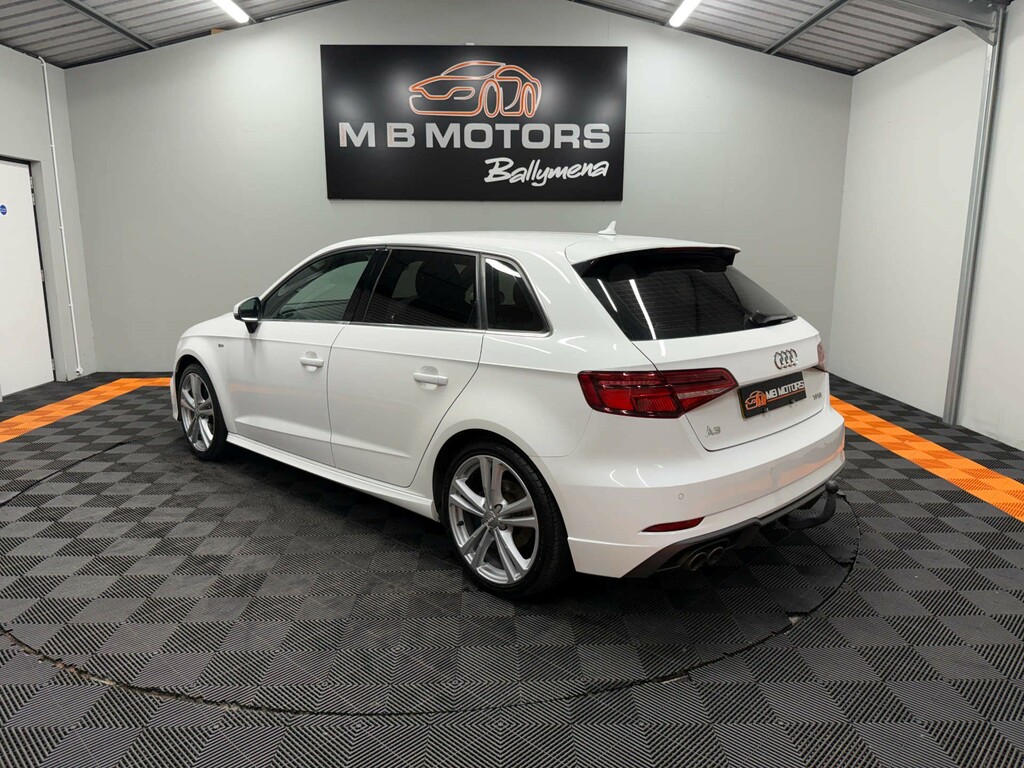 Audi A3 Sportback S Line Tfsi EG17ERJ White #5
