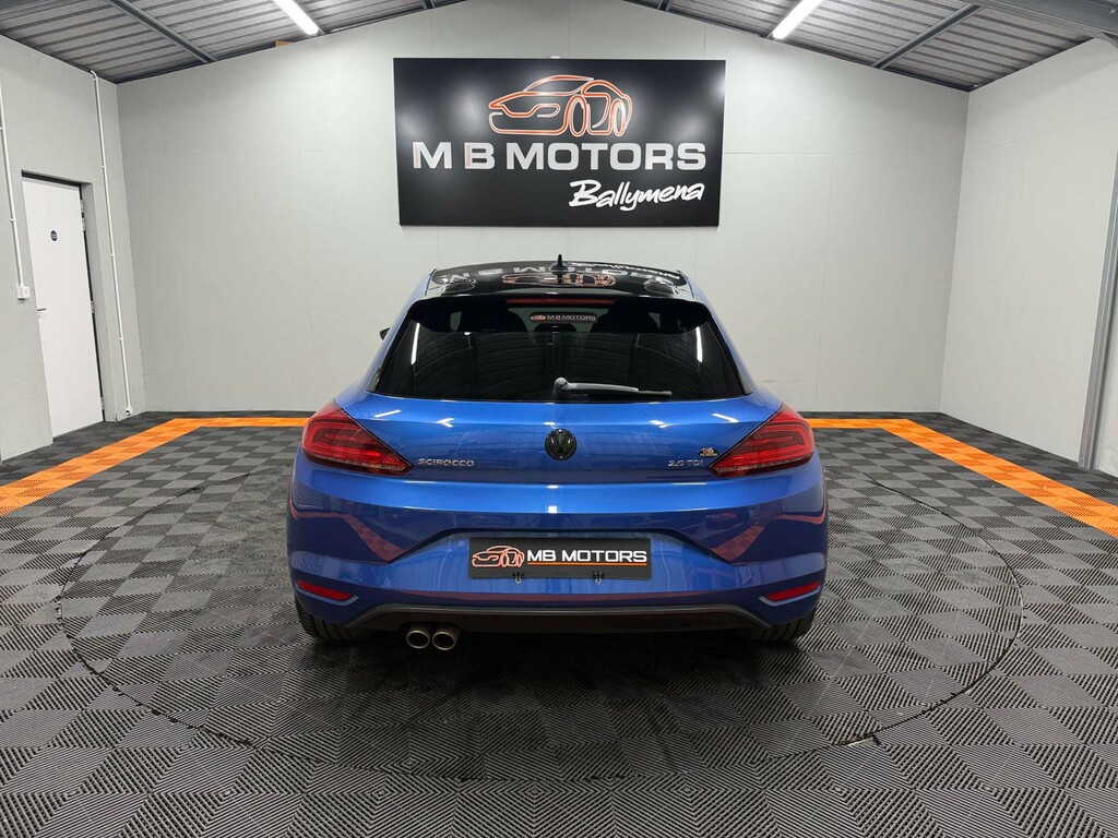 Volkswagen Scirocco Gt Black Edition Tdi Bluemotion Technology Semi-au Blue #6