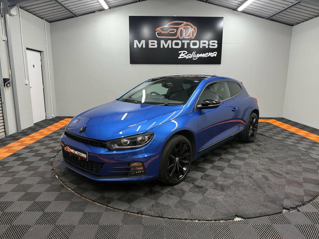 Volkswagen Scirocco Gt Black Edition Tdi Bluemotion Technology Semi-au Blue #3