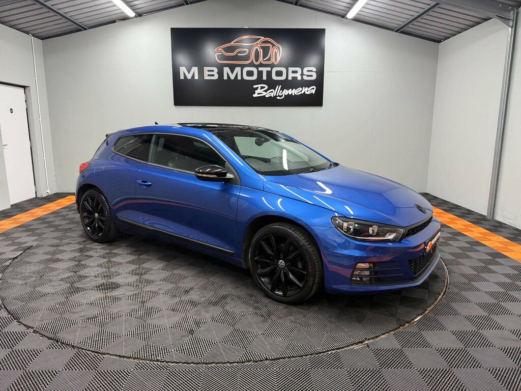 Volkswagen Scirocco Gt Black Edition Tdi Bluemotion Technology Semi-au Blue