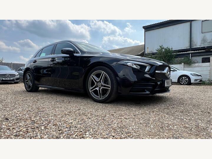 Mercedes-Benz A Class 1.5 A180d Amg Line Executive 7G-dct Euro 6 Ss YW68OOJ Black #5