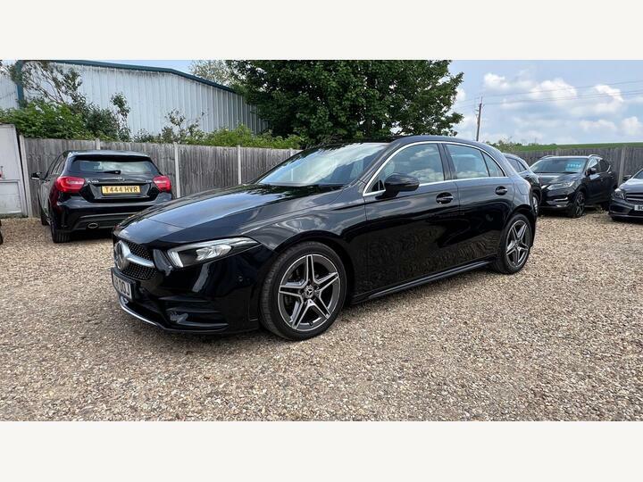 Mercedes-Benz A Class 1.5 A180d Amg Line Executive 7G-dct Euro 6 Ss YW68OOJ Black #2