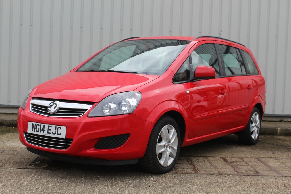 Vauxhall Zafira Mpv 1.8 16V Exclusiv 2014 Red