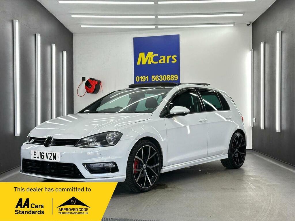 Volkswagen Golf Hatchback 2.0 Tdi Bluemotion Tech R-line Edition E White