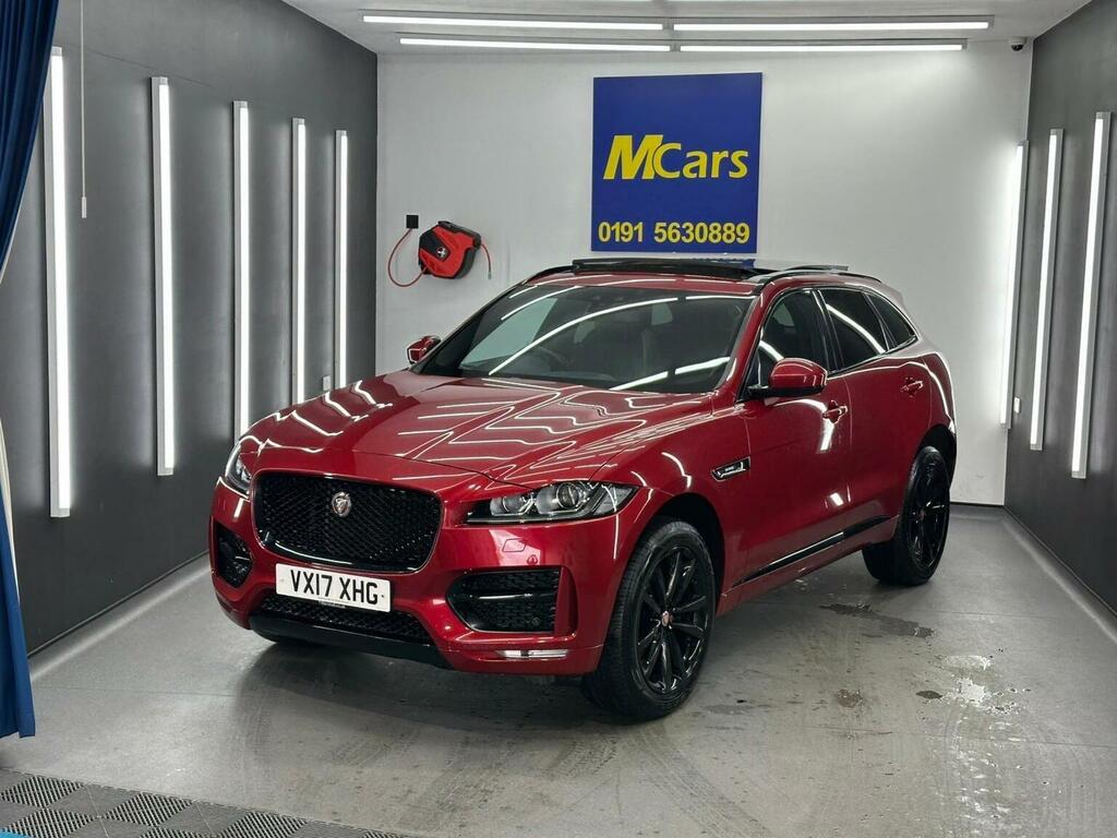 Jaguar F-Pace Suv 2.0 D180 R-sport Awd Euro 6 Ss 20 VX17XHG Red #4