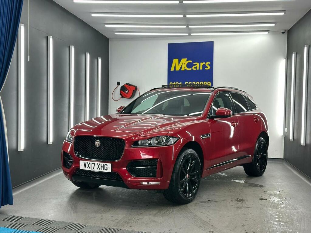 Jaguar F-Pace Suv 2.0 D180 R-sport Awd Euro 6 Ss 20 VX17XHG Red #3