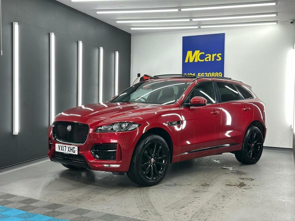 Jaguar F-Pace Suv 2.0 D180 R-sport Awd Euro 6 Ss 20 VX17XHG Red #2