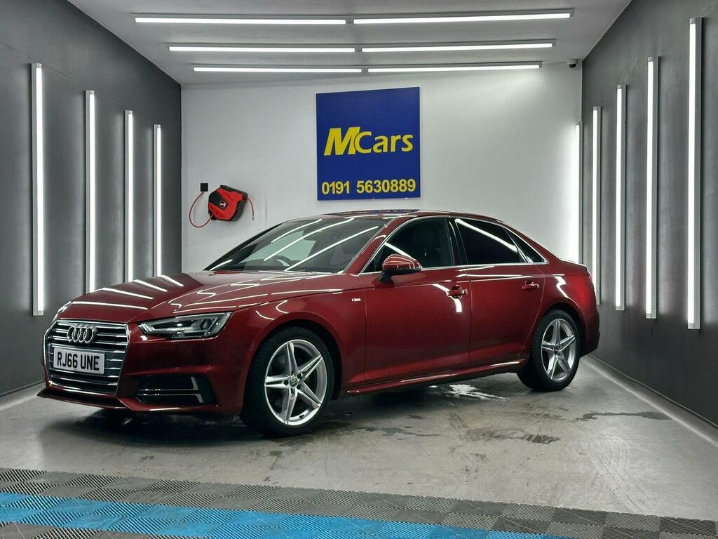 Audi A4 Saloon 2.0 Tfsi S Line Euro 6 Ss 201766 Red #2