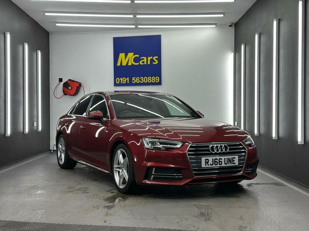 Audi A4 Saloon 2.0 Tfsi S Line Euro 6 Ss 201766 Red #4