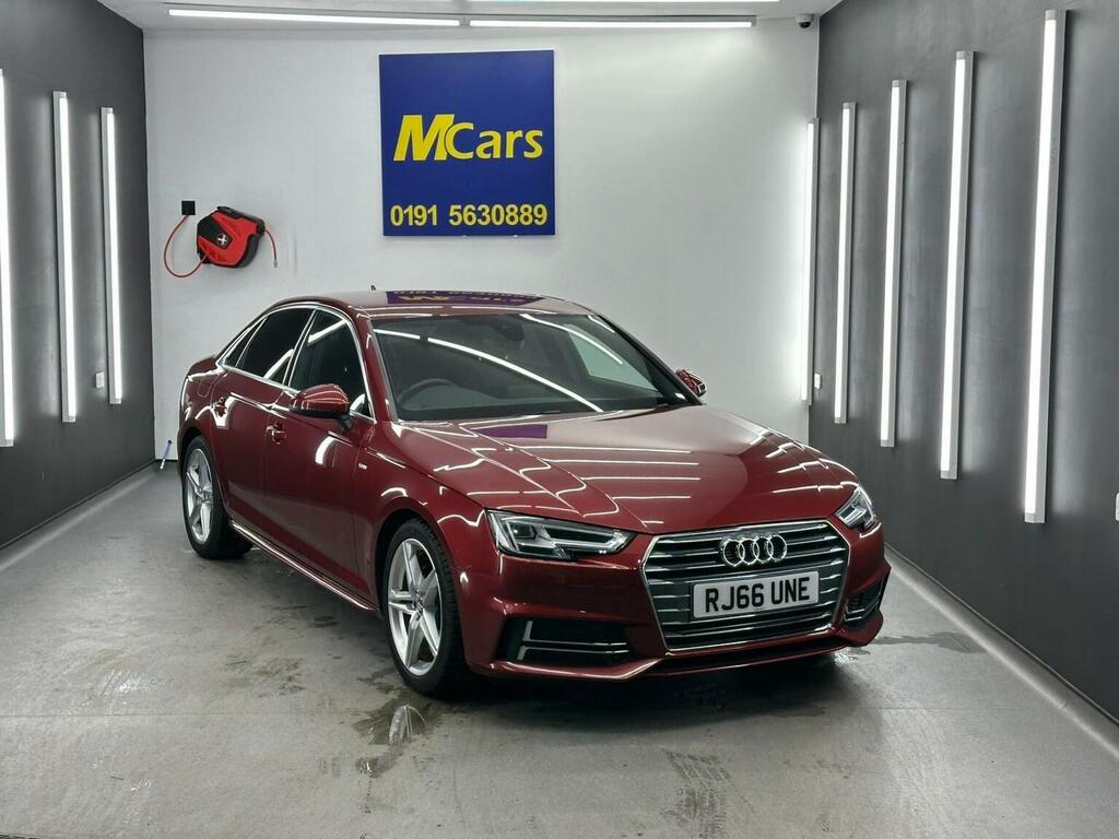 Audi A4 Saloon 2.0 Tfsi S Line Euro 6 Ss 201766 Red #5