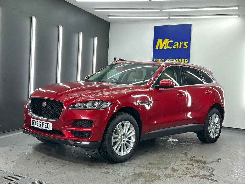 Jaguar F-Pace Suv 2.0 D180 Portfolio Awd Euro 6 Ss RX66PZO Red #2