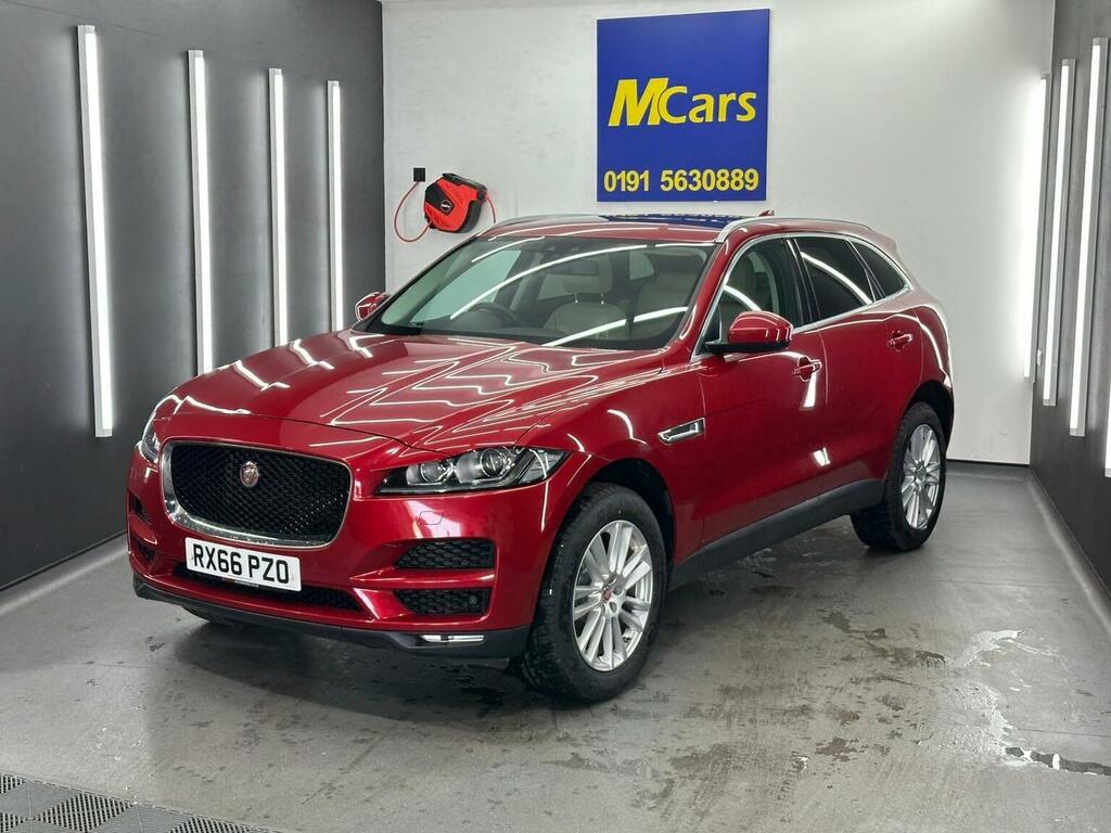 Jaguar F-Pace Suv 2.0 D180 Portfolio Awd Euro 6 Ss RX66PZO Red #4