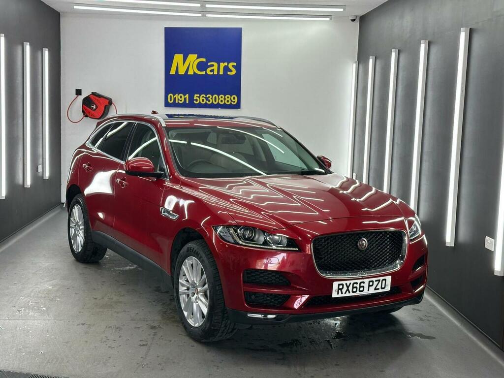 Jaguar F-Pace Suv 2.0 D180 Portfolio Awd Euro 6 Ss RX66PZO Red #6