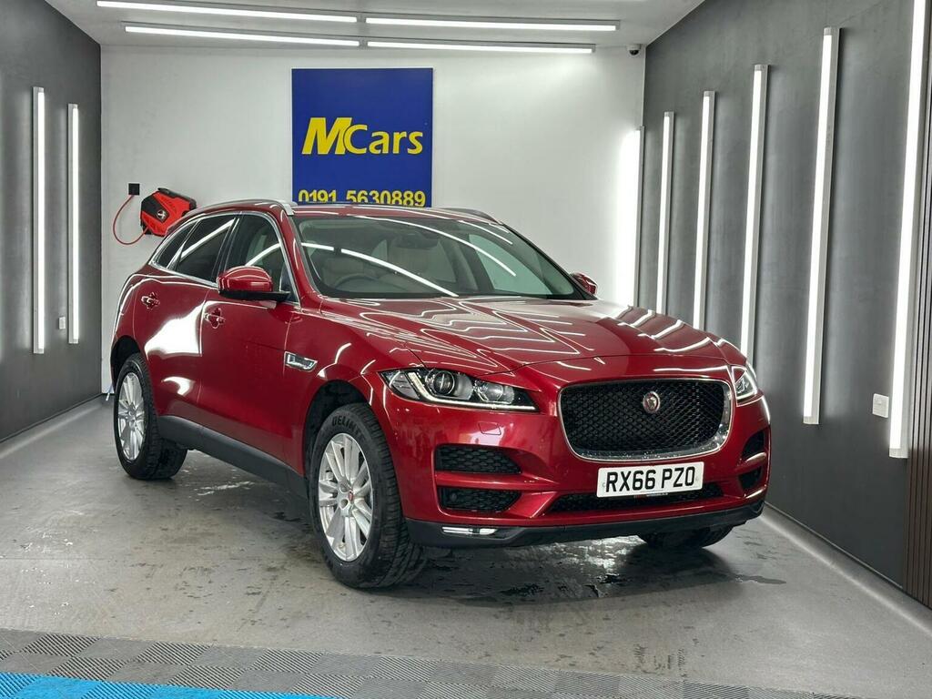 Jaguar F-Pace Suv 2.0 D180 Portfolio Awd Euro 6 Ss RX66PZO Red #5
