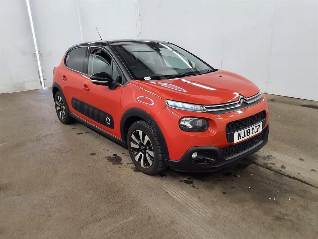 Citroen C3 Hatchback 1.2 Puretech Flair Euro 6 Ss 201 Orange