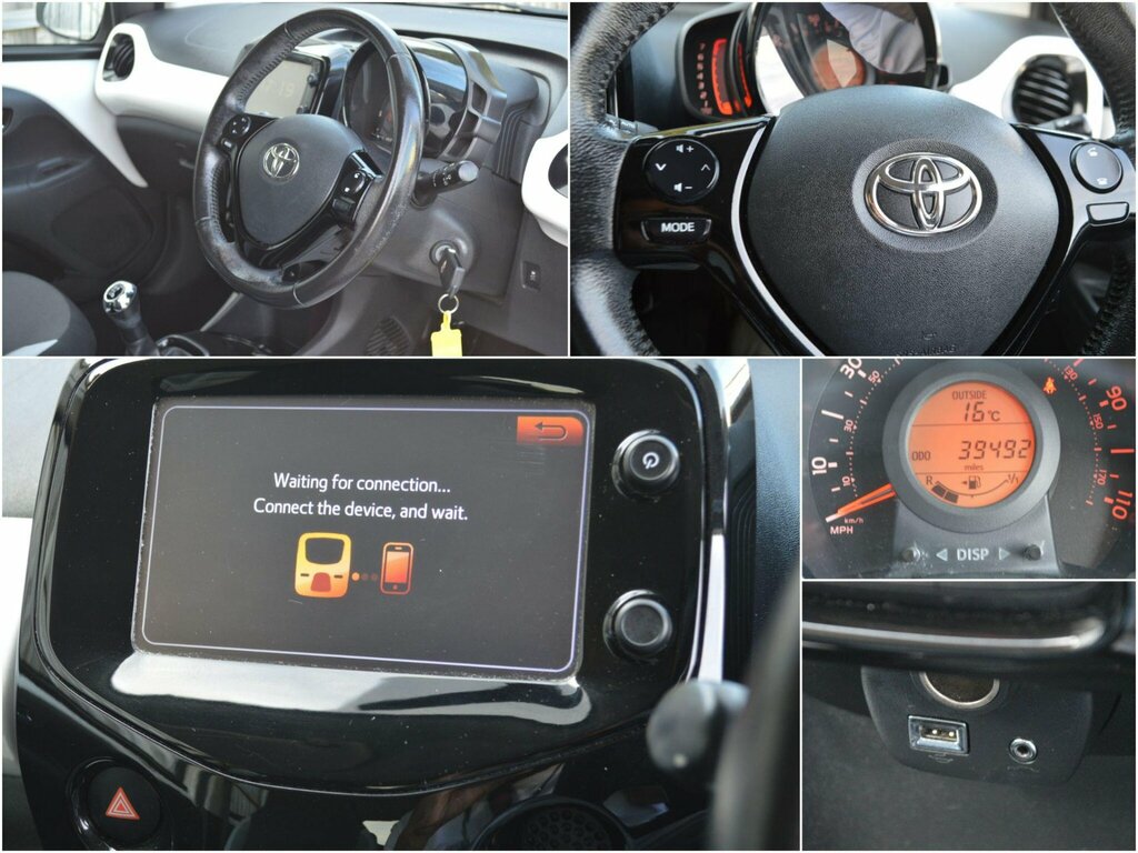 Toyota Aygo 1.0 Vvt-i X-press Euro 6 YH67UGE White #5