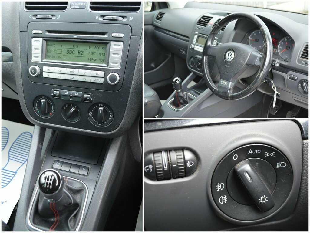 Volkswagen Golf 2.0 Tdi Dpf Gt Sport KV08NDG Black #6