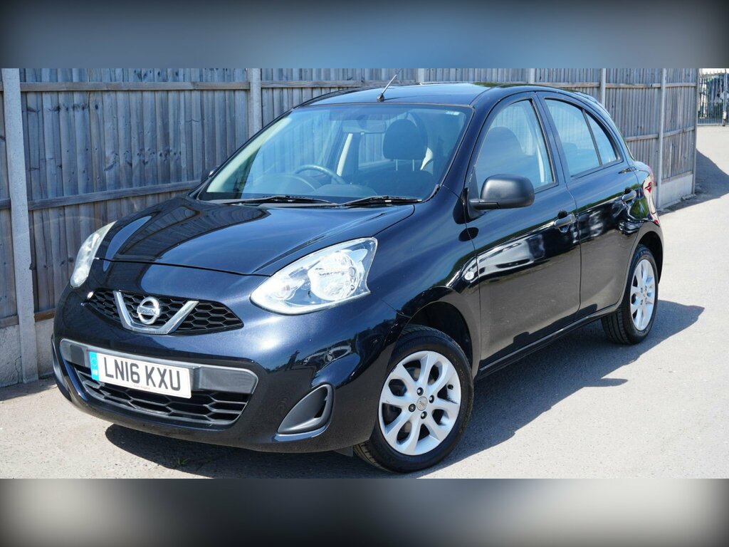 Nissan Micra 1.2 Vibe Euro 6 LN16KXU Black #3