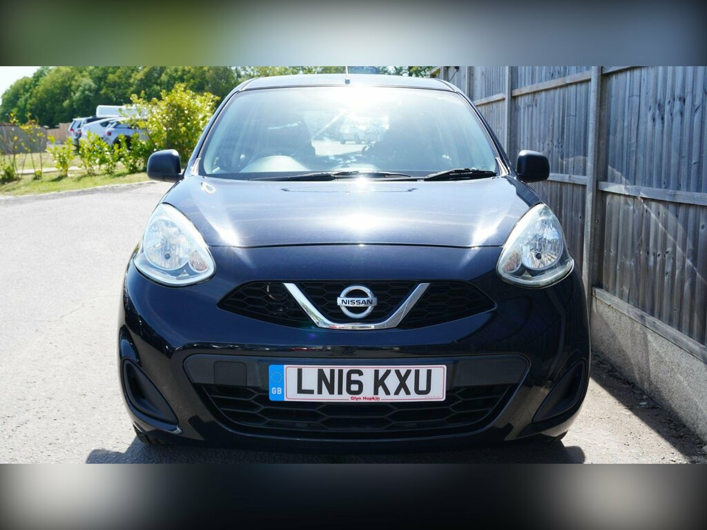 Nissan Micra 1.2 Vibe Euro 6 LN16KXU Black #4