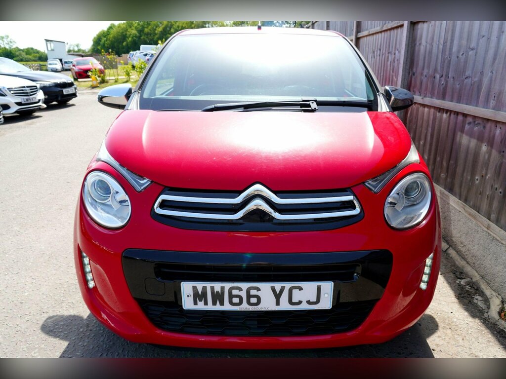 Citroen C1 1.0 Vti Flair Etg5 Euro 6 MW66YCJ Red #4