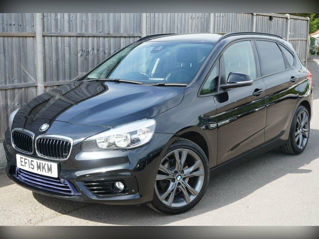 BMW 2 Series Active Tourer 2.0 218D Sport Euro 6 Ss Black #3