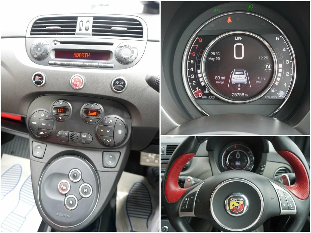 Abarth 595 1.4 T-jet Competizione Cabrio Euro 6 Grey #5