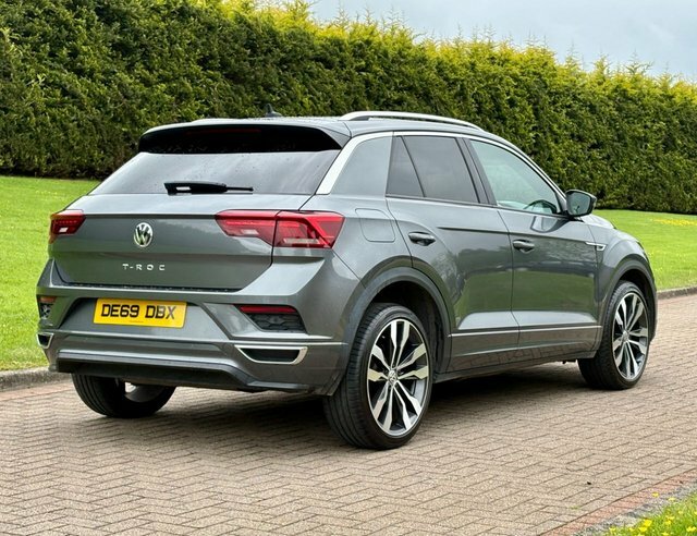 Volkswagen T-Roc 2.0 Tdi R-line Suv DE69DBX Grey #3