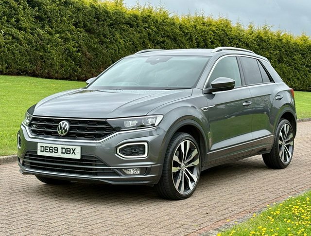 Volkswagen T-Roc 2.0 Tdi R-line Suv DE69DBX Grey #2