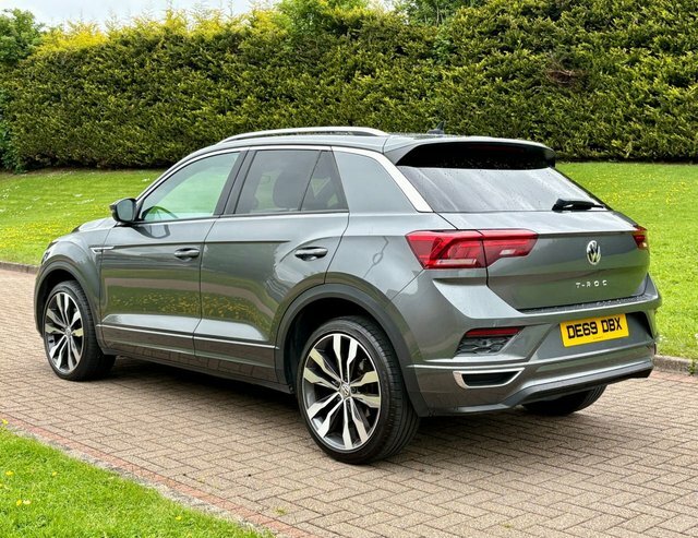 Volkswagen T-Roc 2.0 Tdi R-line Suv DE69DBX Grey #4