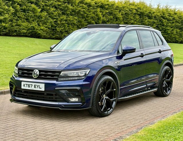 Volkswagen Tiguan 2.0 Bitdi R-line Suv KT67EYL Blue #2