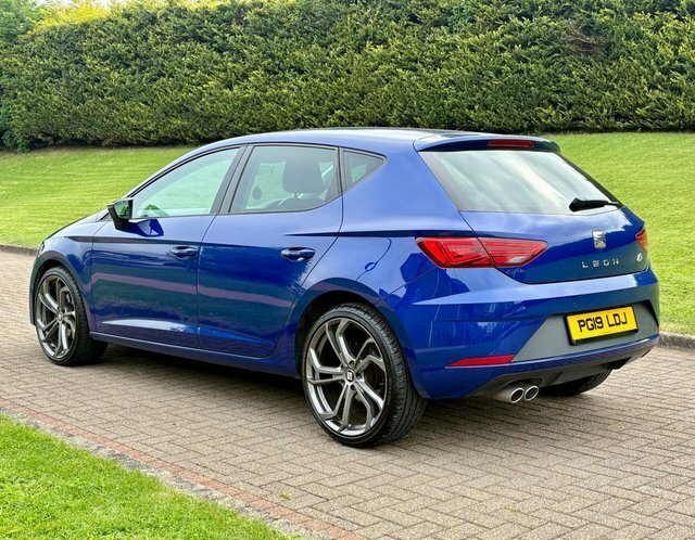 Seat Leon 2.0 Tdi Fr Hatchback PG19LDJ Blue #4