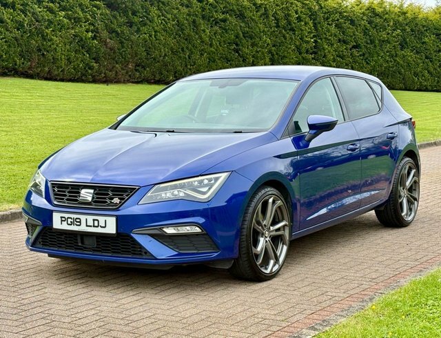 Seat Leon 2.0 Tdi Fr Hatchback PG19LDJ Blue #2