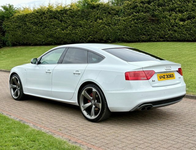 Audi A5 2.0 Tdi S Line VHZ3063 White #4