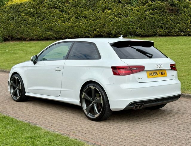 Audi A3 2.0 Tdi S Line AU65YWH White #4