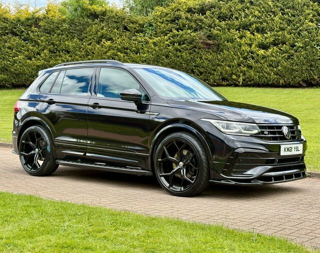 Volkswagen Tiguan 2.0 Tdi R-line Suv KW21YSL Black #5