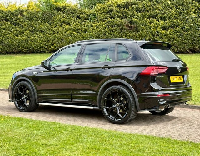 Volkswagen Tiguan 2.0 Tdi R-line Suv GL67VDG Black #6
