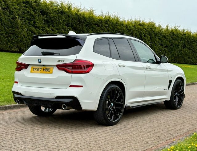 BMW X3 2.0 20D M Sport YK67HBE White #3