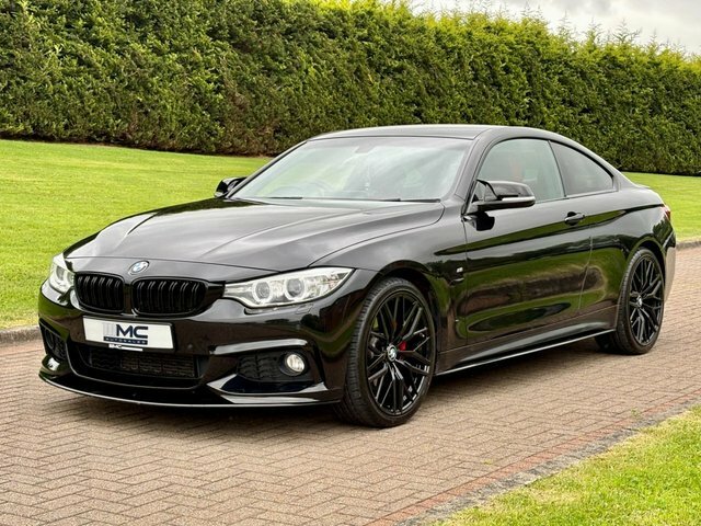 BMW 4 Series Gran Coupe 2.0 420D M Sport LD17PFZ Black #2