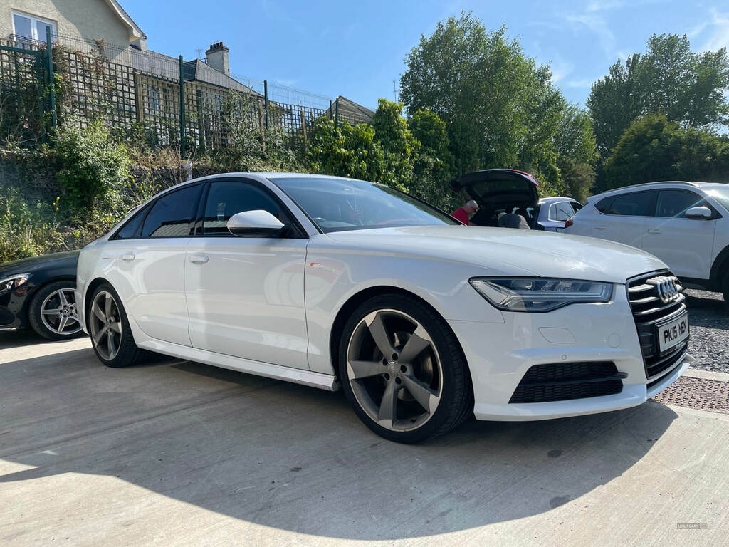 Audi A6 2.0 Tdi Ultra Black Edition White #2