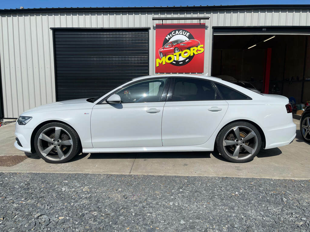 Audi A6 2.0 Tdi Ultra Black Edition White #6