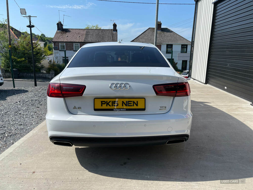 Audi A6 2.0 Tdi Ultra Black Edition White #4