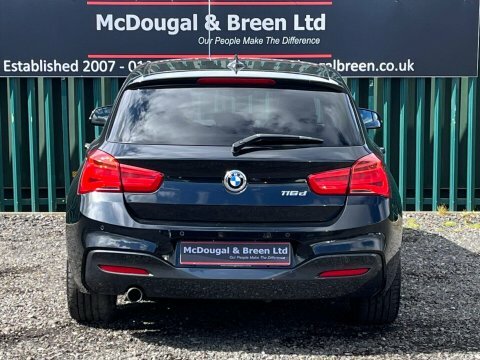 BMW 1 Series 116D M Sport YE17OXN Black #4