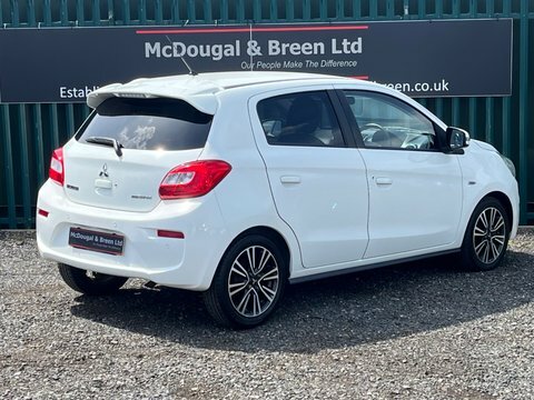Mitsubishi Mirage Juro White #6